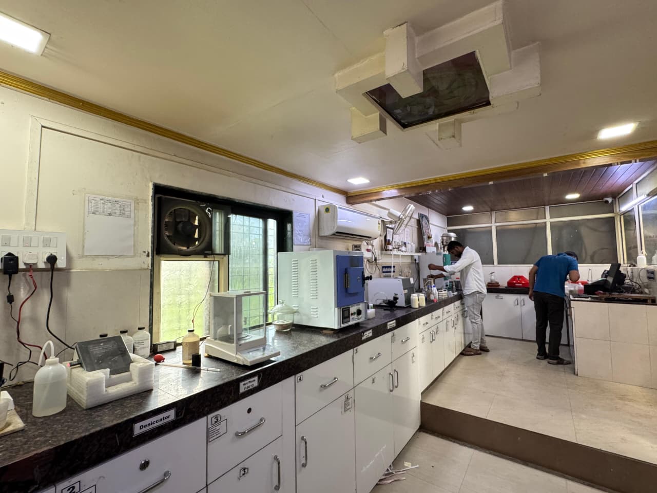 In-house quality testing laboratory